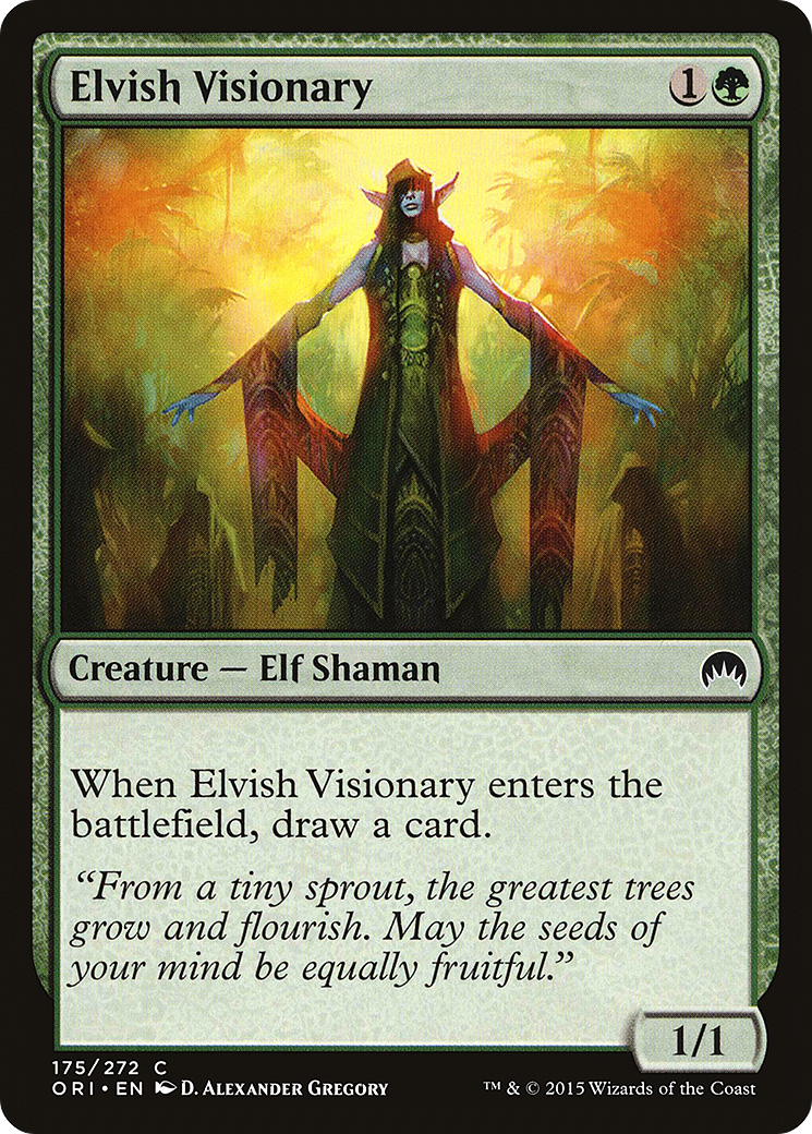 Elvish Visionary Card Image