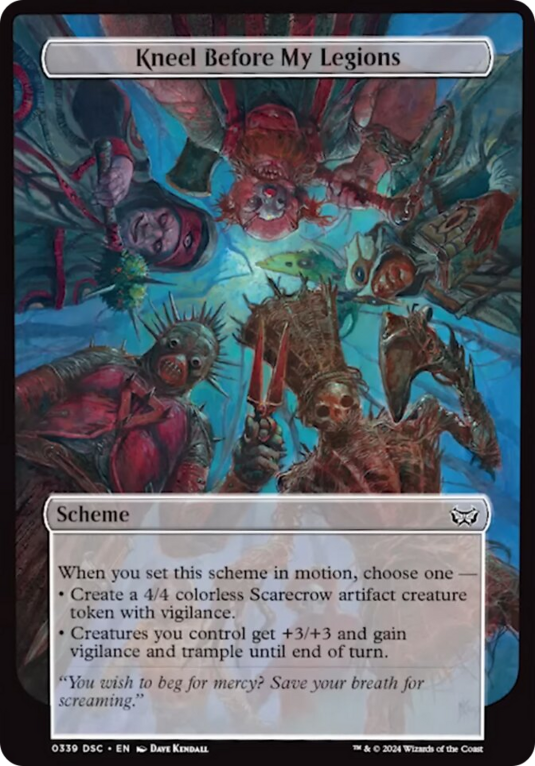 Kneel Before My Legions Card Image