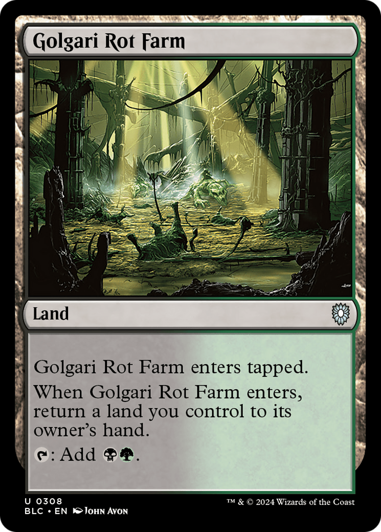 Golgari Rot Farm Card Image