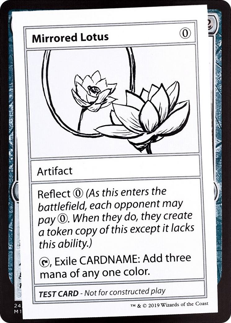 Mirrored Lotus Card Image