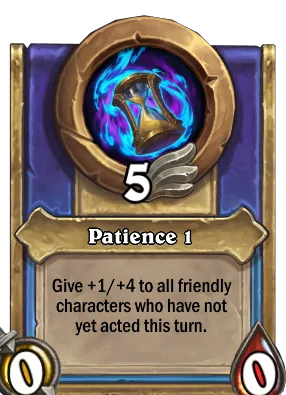 Patience 1 Card Image