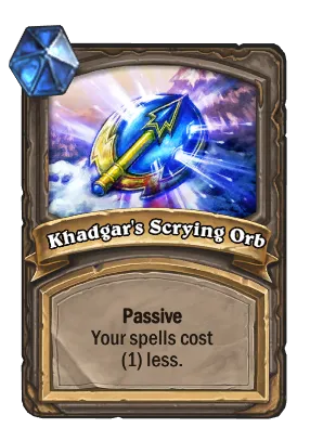 Khadgar's Scrying Orb Card Image