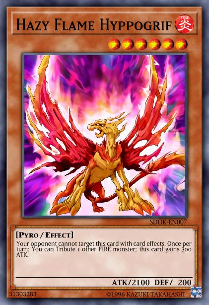 Hazy Flame Hyppogrif Card Image