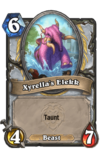 Xyrella's Elekk Card Image