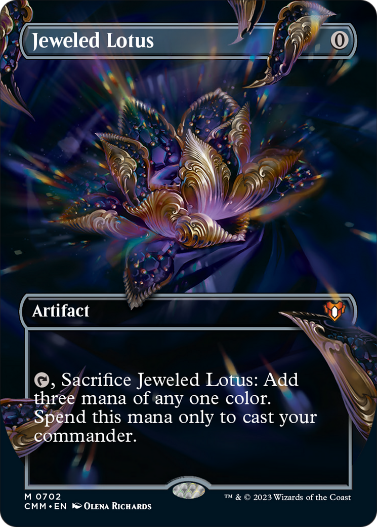 Jeweled Lotus Card Image