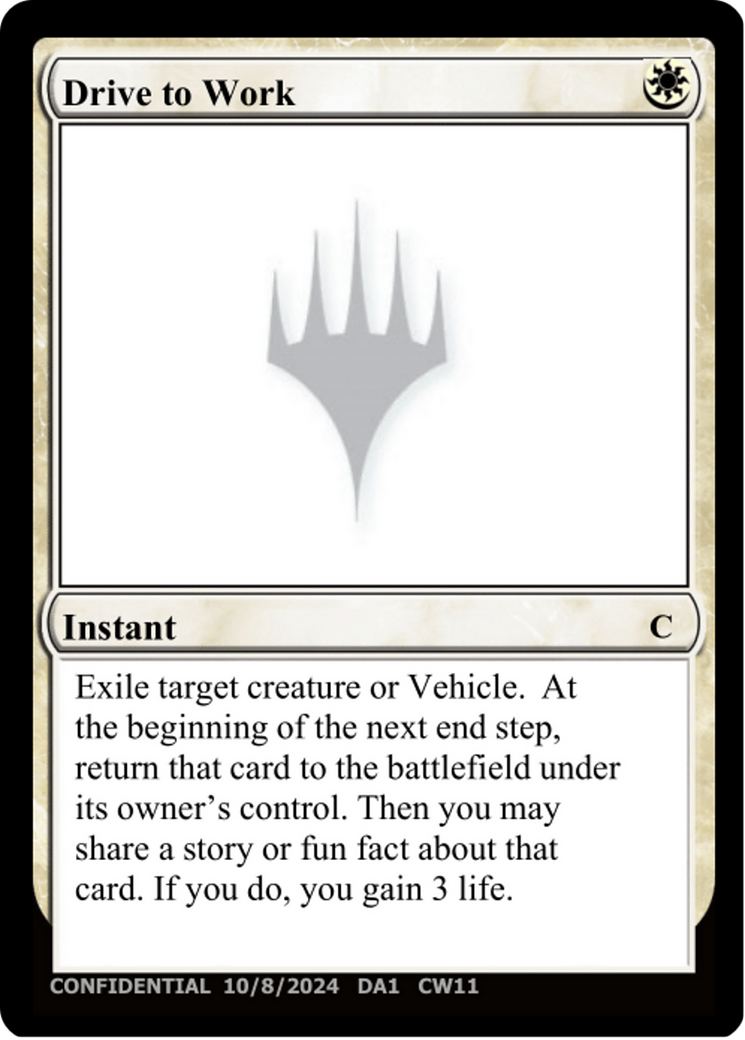 Drive to Work Card Image