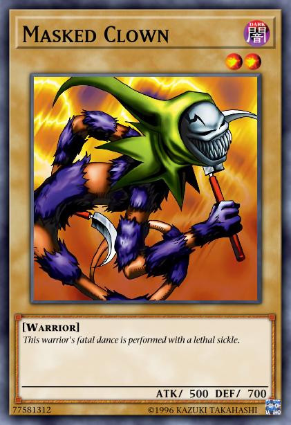 Masked Clown Card Image