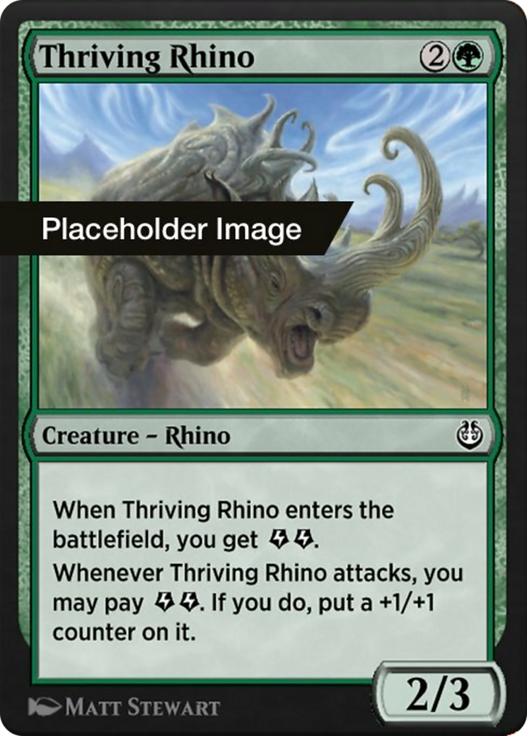 Thriving Rhino Card Image