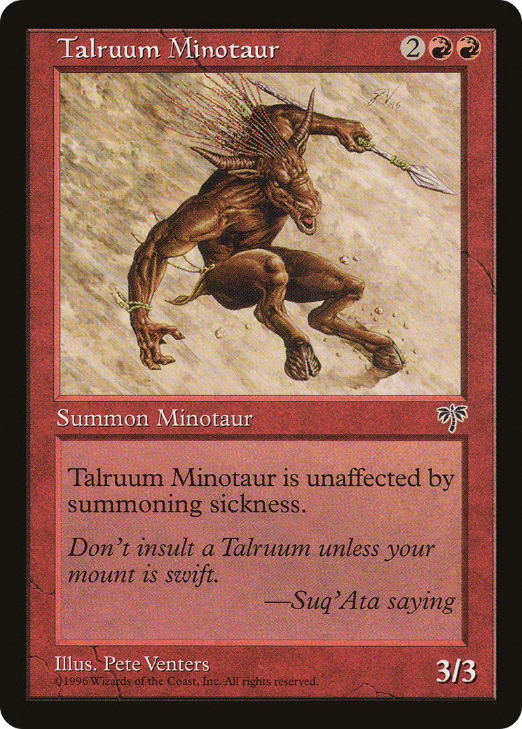 Talruum Minotaur Card Image