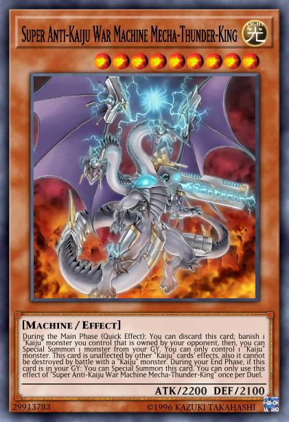 Super Anti-Kaiju War Machine Mecha-Thunder-King Card Image