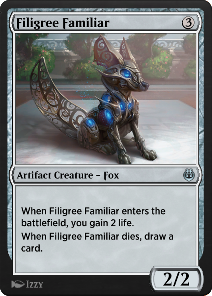 Filigree Familiar Card Image