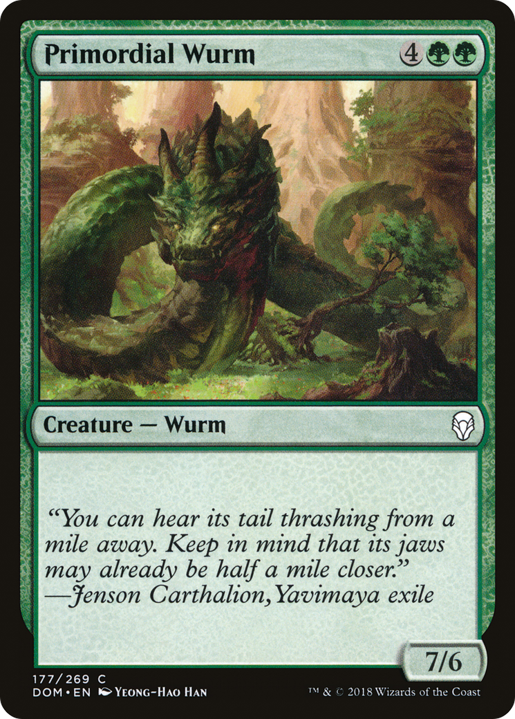 Primordial Wurm Card Image