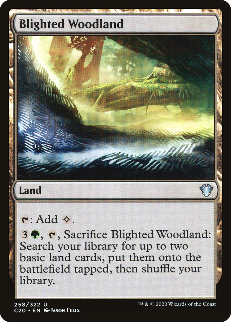 Blighted Woodland Card Image