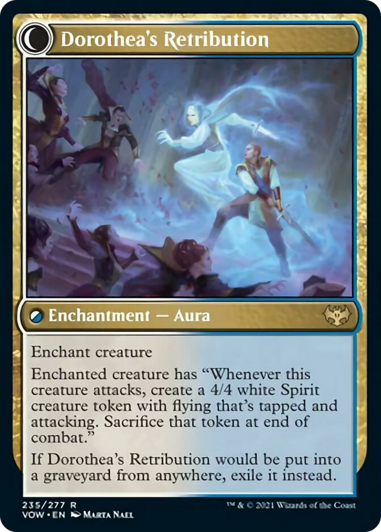 Dorothea, Vengeful Victim // Dorothea's Retribution Card Image