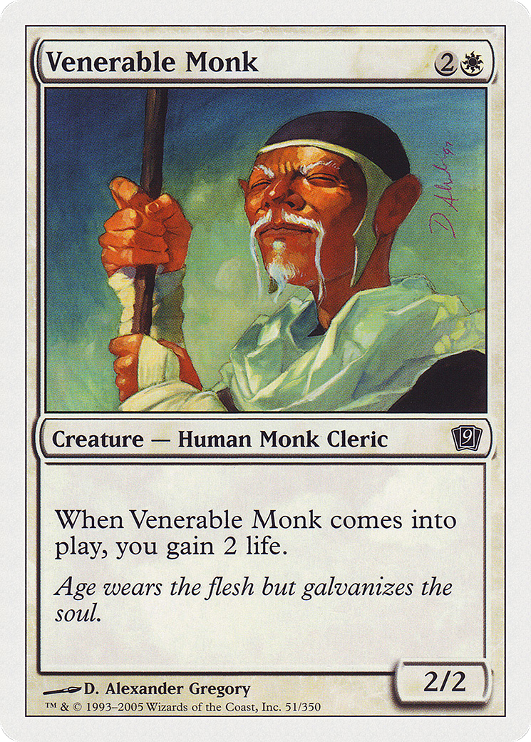 Venerable Monk Card Image