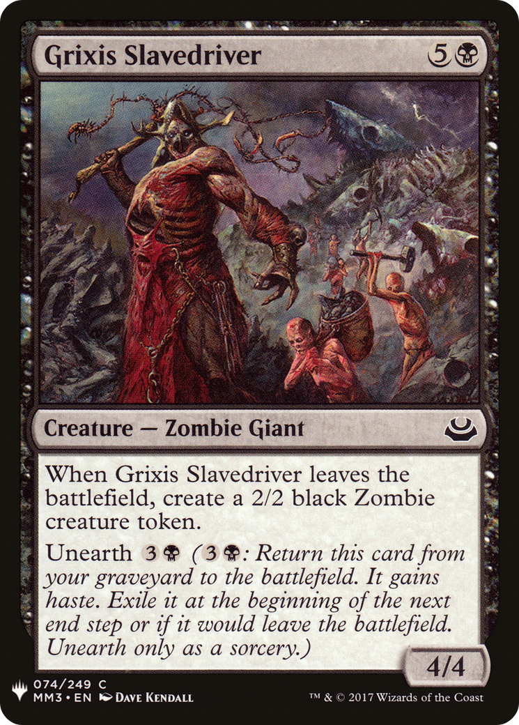 Grixis Slavedriver Card Image