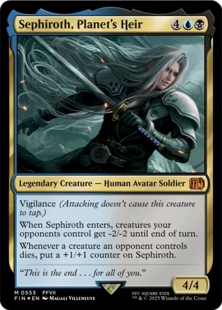Sephiroth, Planet's Heir Card Image