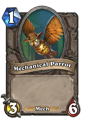 Mechanical Parrot Card Image