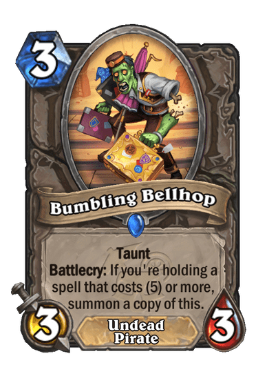 Bumbling Bellhop Card Image
