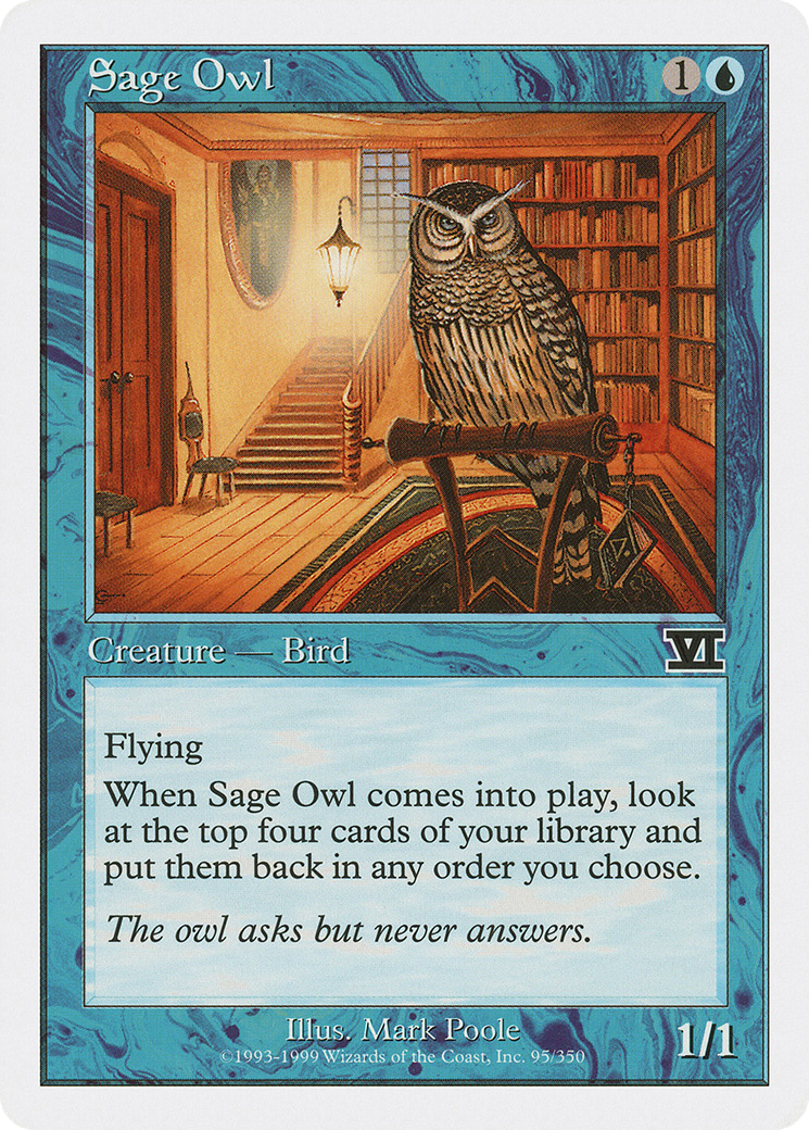 Sage Owl Card Image