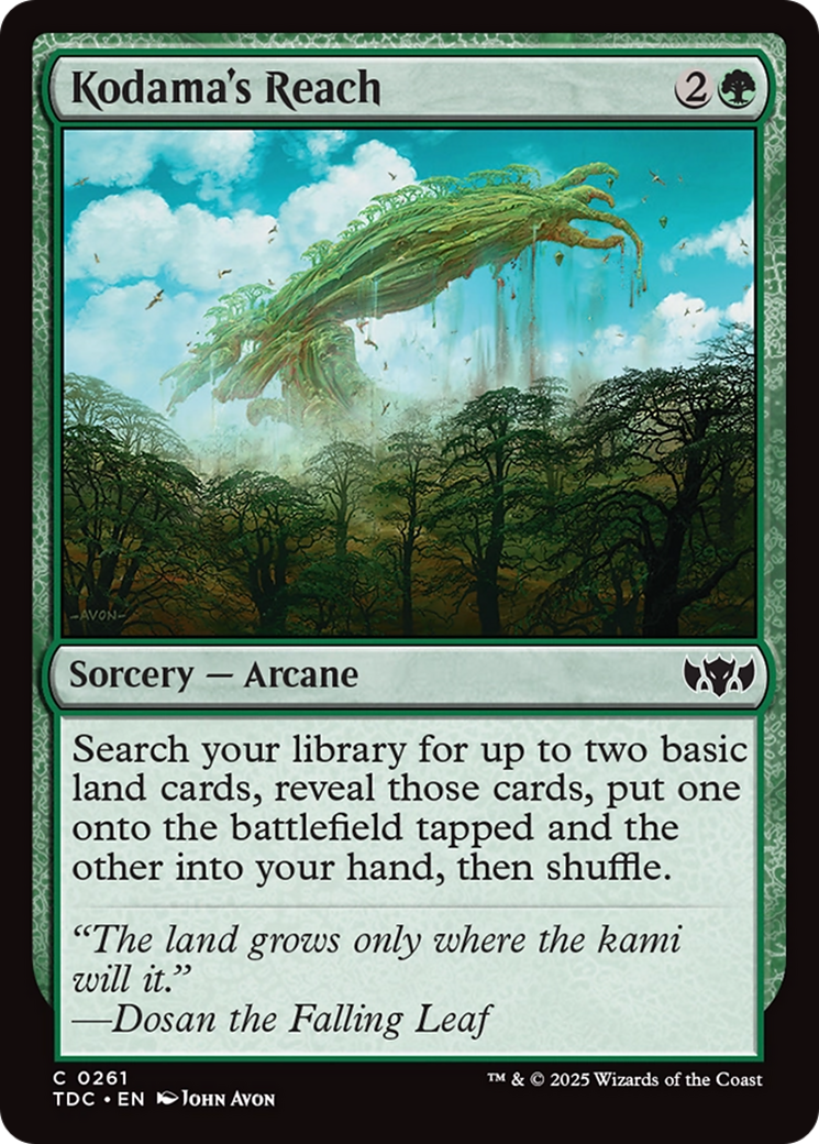 Kodama's Reach Card Image