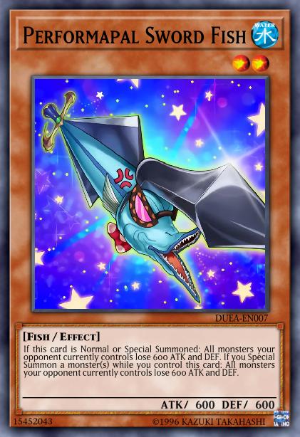 Performapal Sword Fish Card Image