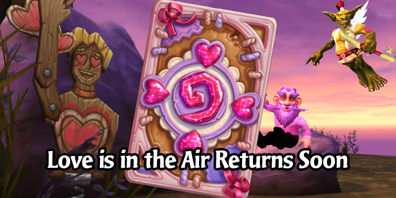 Hearthstone's Love is in the Air Card Back Is Returning Via the Shop Soon