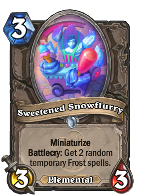 Sweetened Snowflurry Card Image