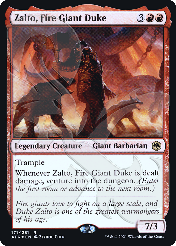 Zalto, Fire Giant Duke Card Image