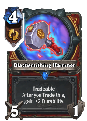 Blacksmithing Hammer Card Image