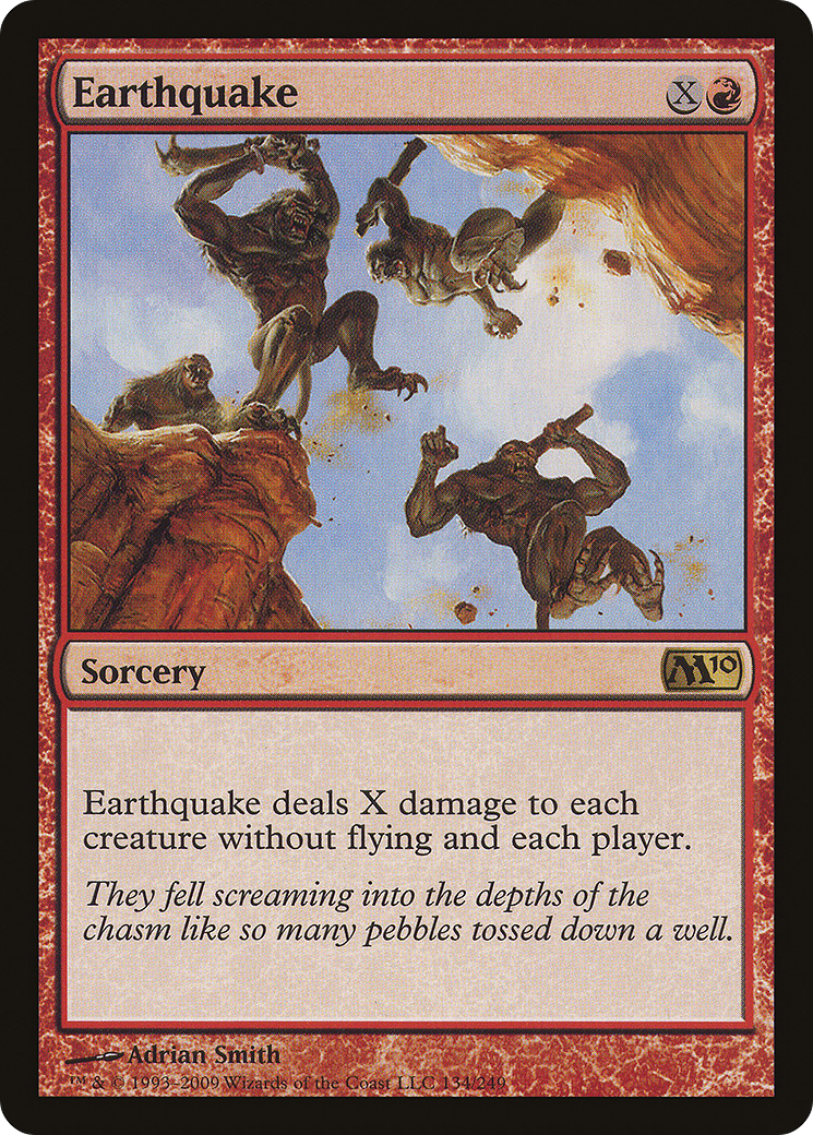 Earthquake Card Image