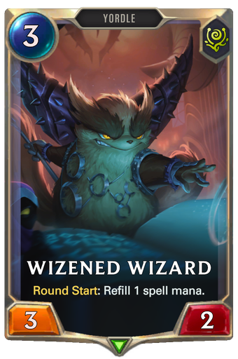 Wizened Wizard Card Image