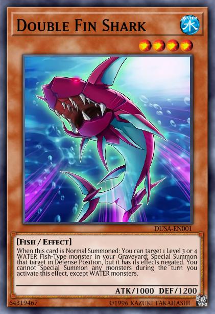 Double Fin Shark Card Image