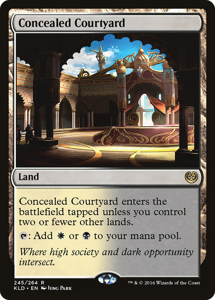 Concealed Courtyard Card Image