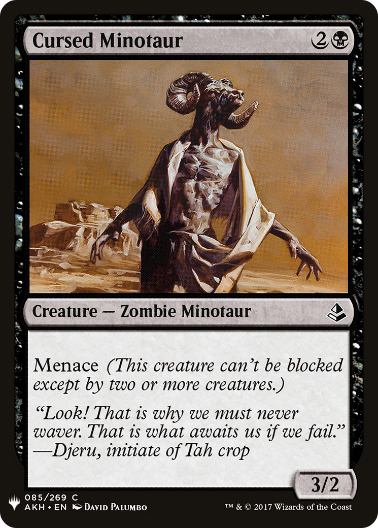 Cursed Minotaur Card Image