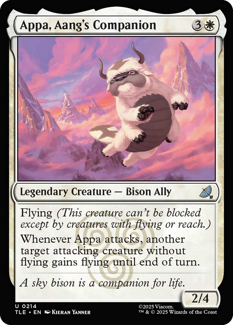 Appa, Aang's Companion Card Image