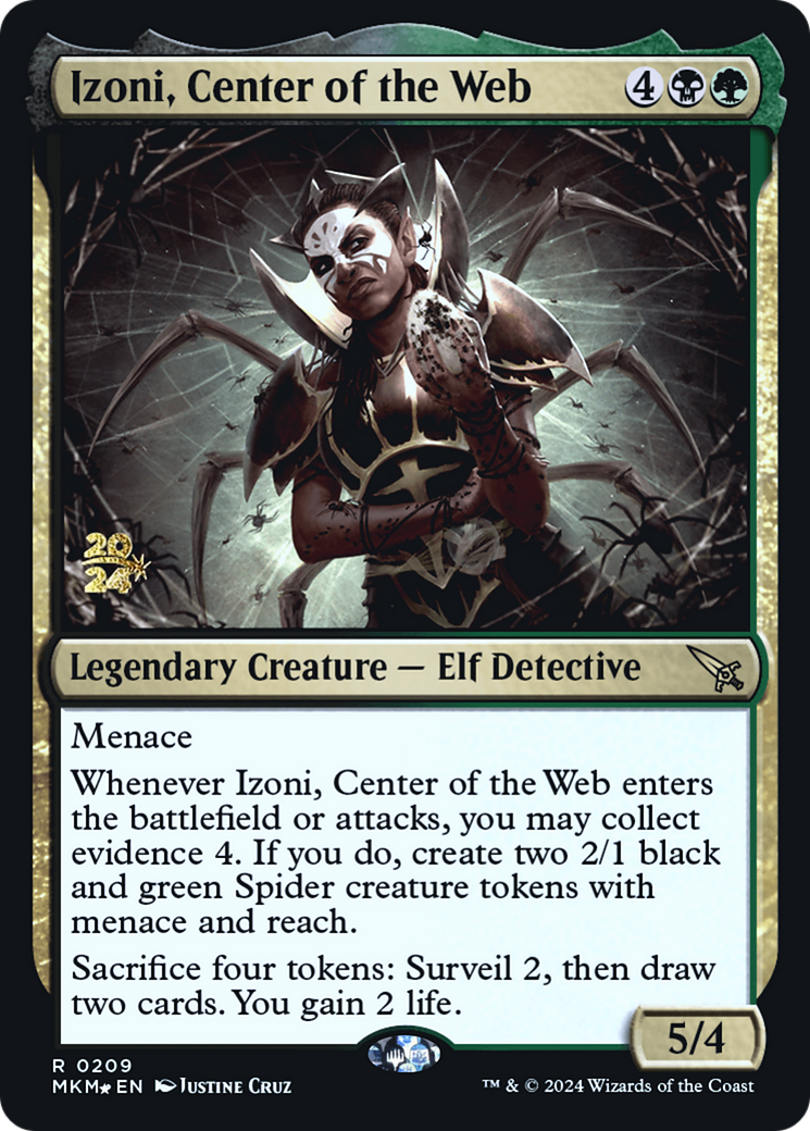 Izoni, Center of the Web Card Image