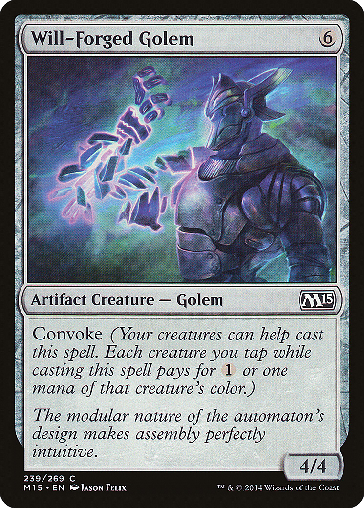 Will-Forged Golem Card Image