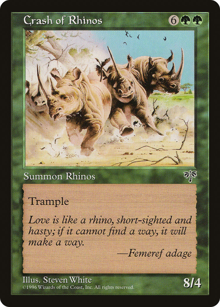Crash of Rhinos Card Image