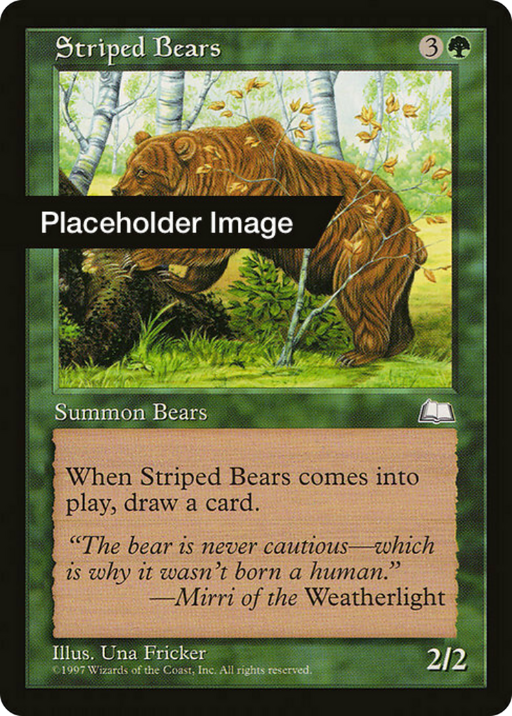 Striped Bears Card Image