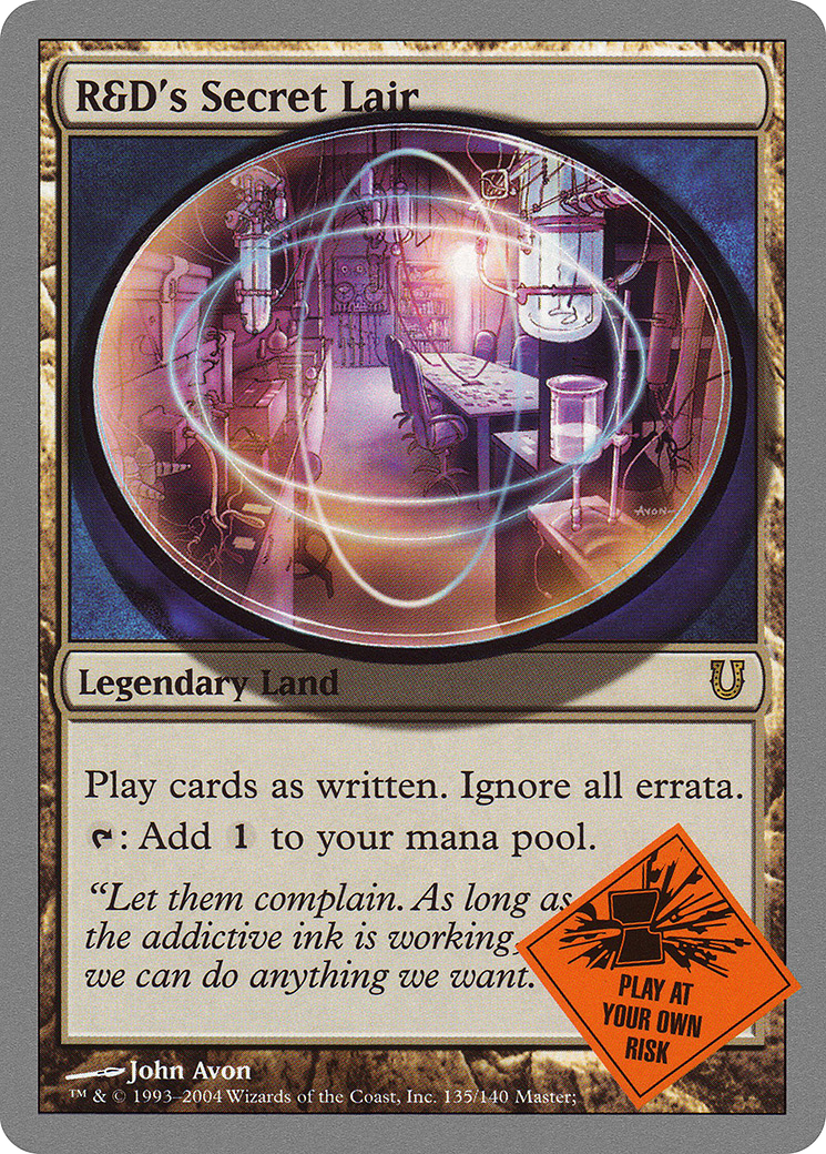 R&D's Secret Lair Card Image