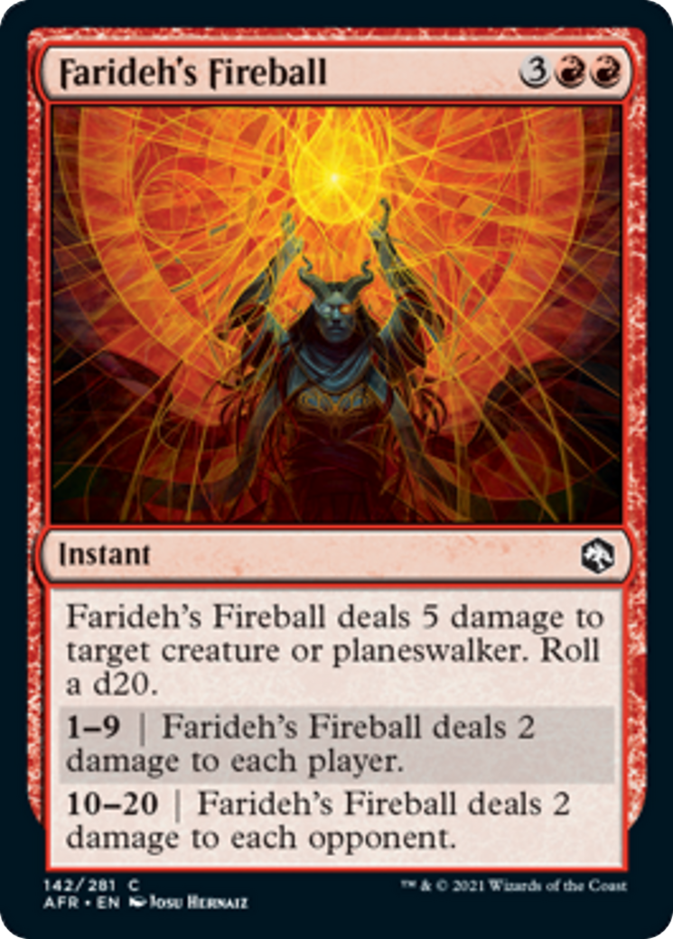 Farideh's Fireball Card Image