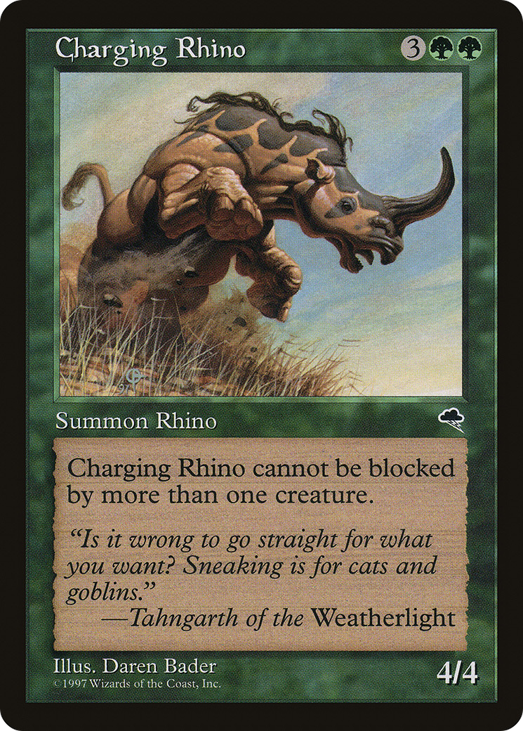 Charging Rhino Card Image