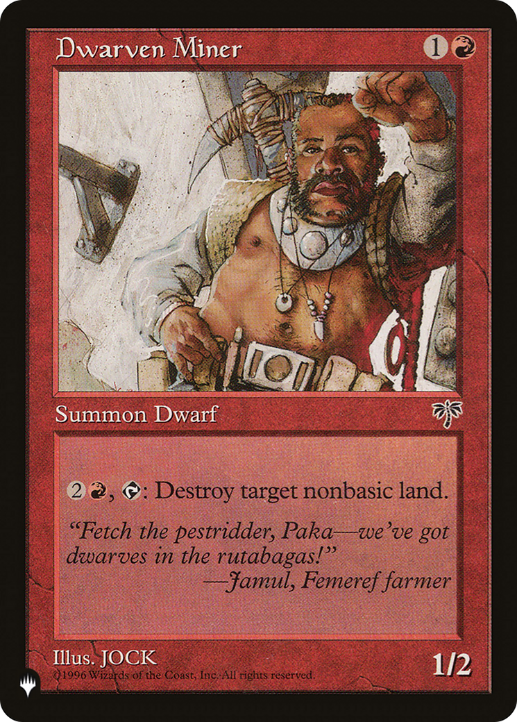 Dwarven Miner Card Image