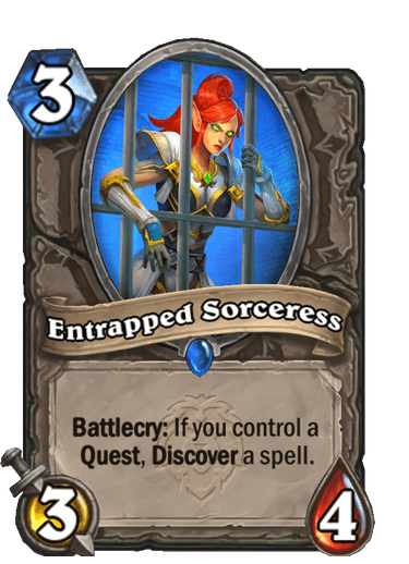 Entrapped Sorceress Card Image