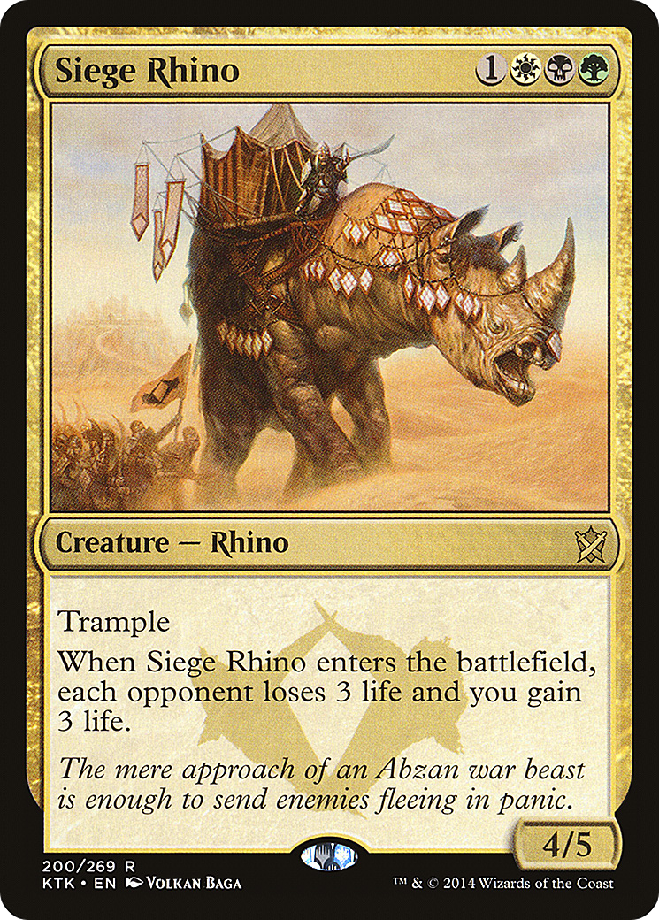 Siege Rhino Card Image