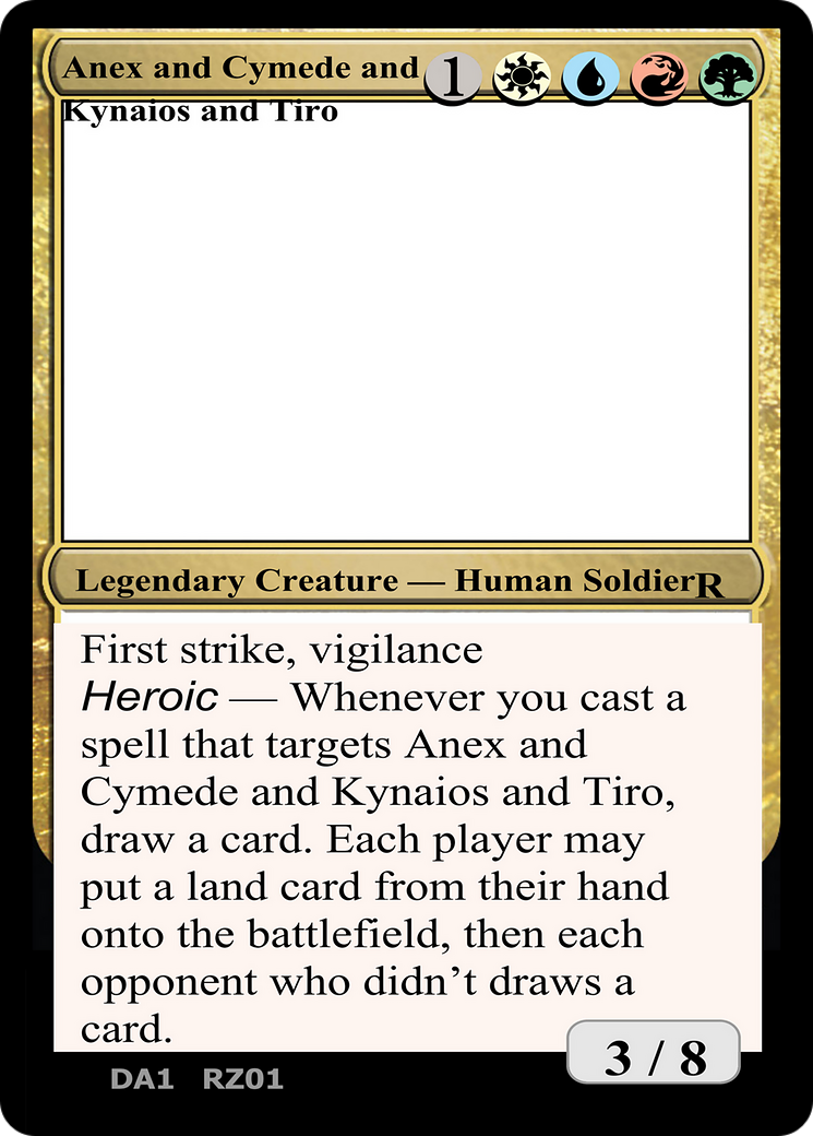 Anax and Cymede & Kynaios and Tiro Card Image