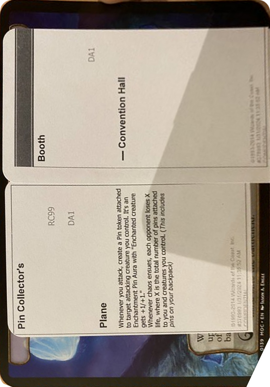 Pin Collector's Booth Card Image