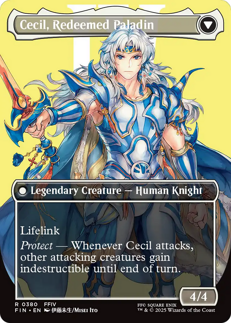 Cecil, Dark Knight // Cecil, Redeemed Paladin Card Image