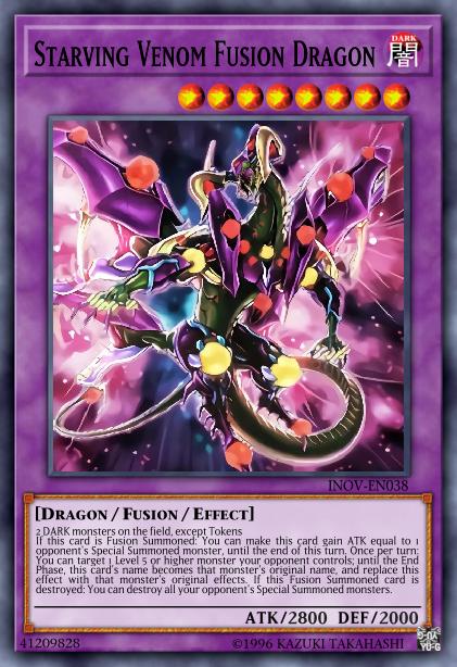 Starving Venom Fusion Dragon Yu-Gi-Oh Card, Art 2